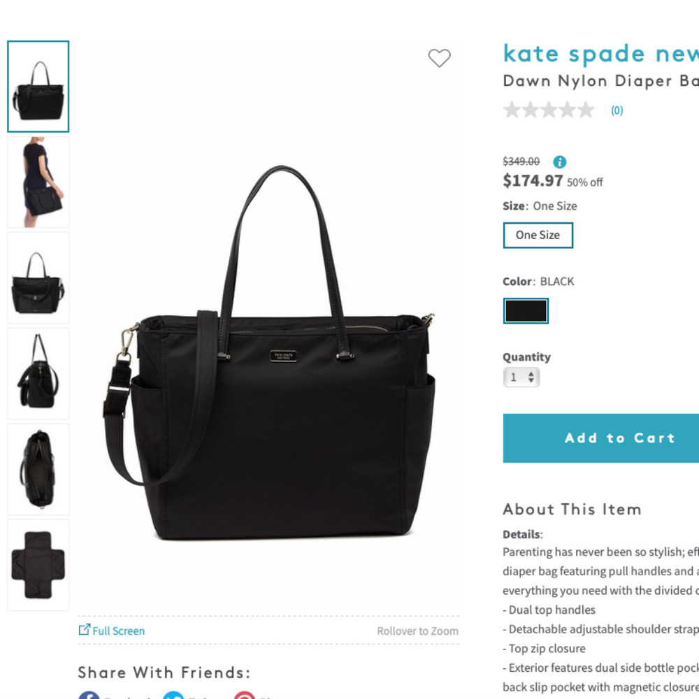Kate Spade Diaper Bag